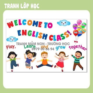 Trang trí phòng tiếng anh - ta037