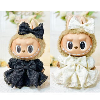    Chỉ có quần áo  38cm Labububu Vinyl Quần áo búp bê sang trọng thời gian để thư giãn Váy búp bê Labubububu Váy công chúa búp bê dễ thương Phụ kiện búp bê bé gái Quà tặng trẻ em 