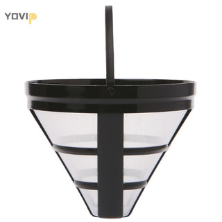 Yovip Giỏ lọc cà phê tái sử dụng Cốc phong cách Máy pha cà phê Lưới lọc VN