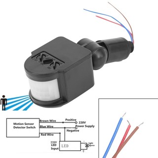 ⭐READY STOCK ⭐Outdoor Detector Light Infrared Automatic Intelligent Movement Motion sensor