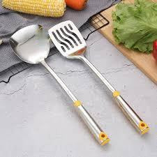 Sạn Xào, Xẻng Lật Chiên Trứng Inox Sáng Bóng, Dày Dặn Mta-Mart2