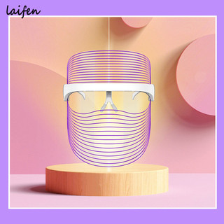 Laifen Đèn LED có thể sạc lại Mặt nạ làm đẹp 7 màu đỏ ánh sáng xanh da dụng cụ trẻ hóa da mặt tại nhà làm đẹp mặt nạ trẻ hóa máy