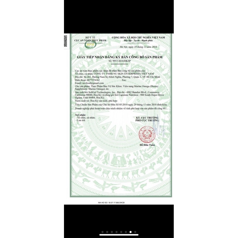 TPSK Marine Omega3 Nuskin - 120 viên Date Mới Nhất (update date trong thông tin sản phẩm)