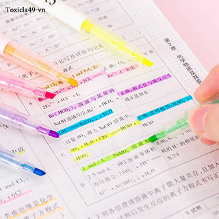 Set bút dạ quang 3/6 màu lựa chọn