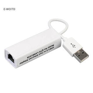 E-woitd usb1.1 adapter usb sang ethernet 10 / 100 mbps rj45 card mạng lan adapter hnvn