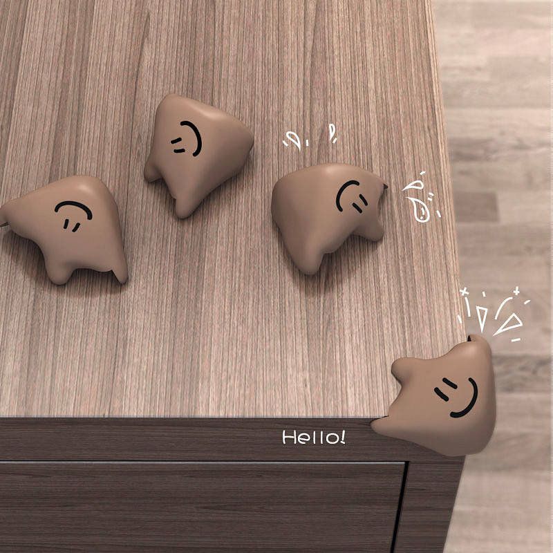 Child Bumper Angle Table Corner Corner Protector Silicone Baby Coffee Table the Corner of the Bed Bu