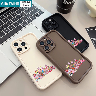 Suntaiho Đẹp Dễ Thương Vỏ Hoạt Hình Họa Tiết Búp Bê Ốp lưng Cho Iphone 16 15 14 13 12 11 Pro Max IP 7 8 Plus Iphon X Xs XR Xs Max Silicon Mềm Cao Cấp Chống Sốc Ốp Lưng
