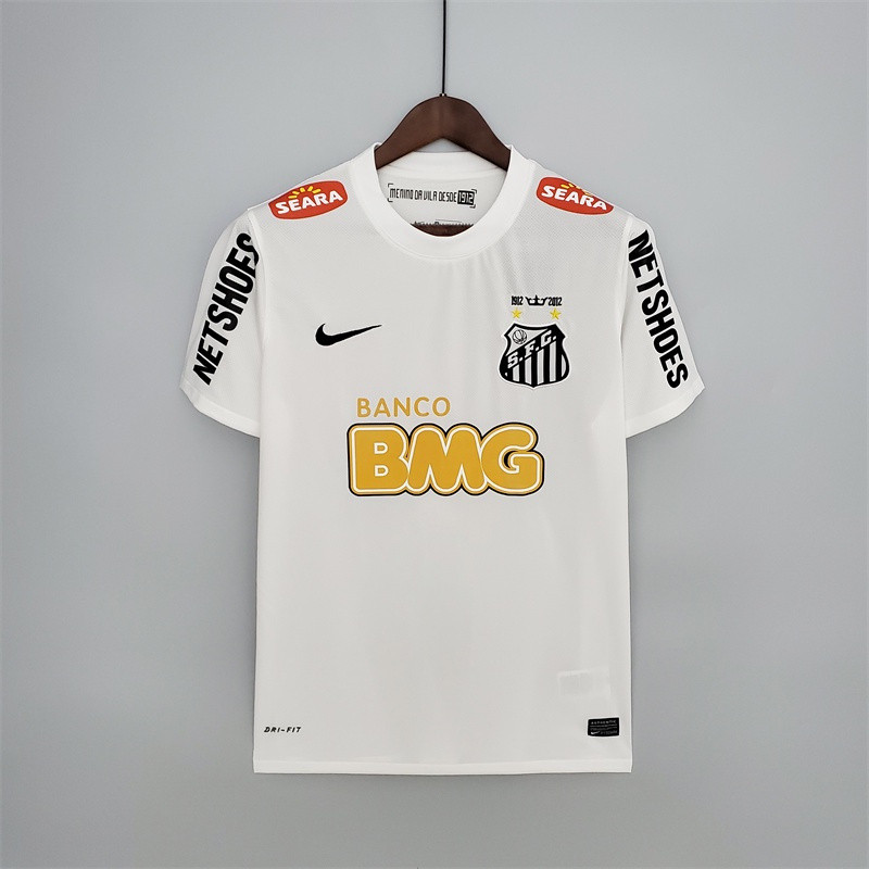 Áo bóng đá Jersey Santos 2012 2013 Áo bóng đá địa phương NEYMAR Retro