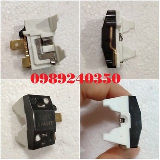 Tecmic block tủ lạnh 1/4, rơ le bảo vệ block tủ lạnh mới