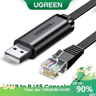 Cáp điều hợp UGREEN đầu USB qua RJ45 RS232 dài 1.5m chuyên dụng