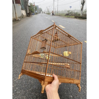 Khung lồng chim chào mào chất liệu trúc tự ráp khung lồng mào Vuông đấu
