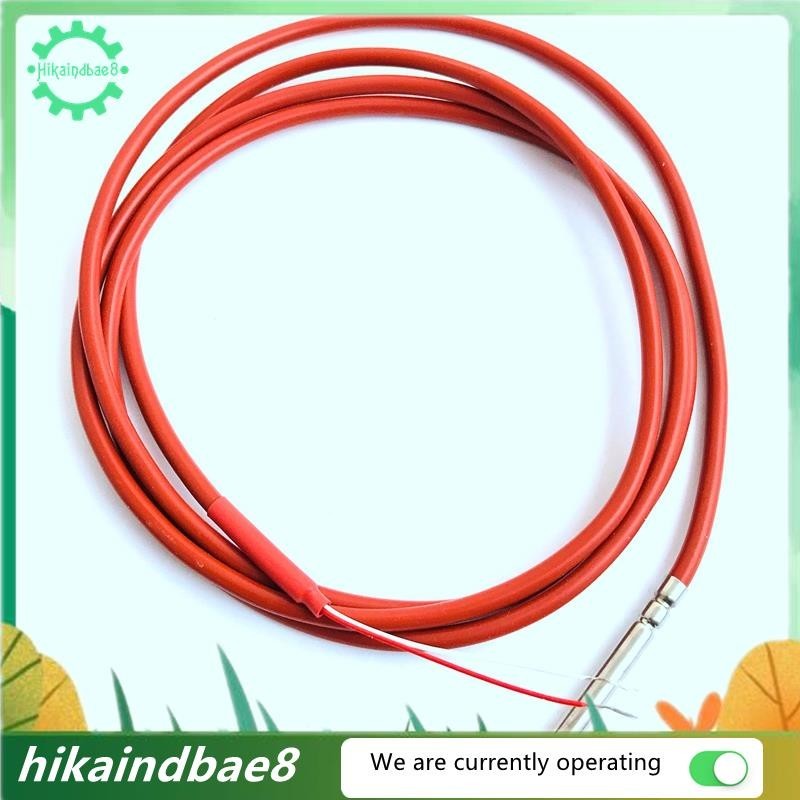 [Hikai] 2 Dây PT1000 Cảm Biến Nhiệt Độ Nhiệt Điện Trở Gel Silicon Phủ 1.5 Mét Đầu Dò 45mm x 5mm -50-180 Độ RTD