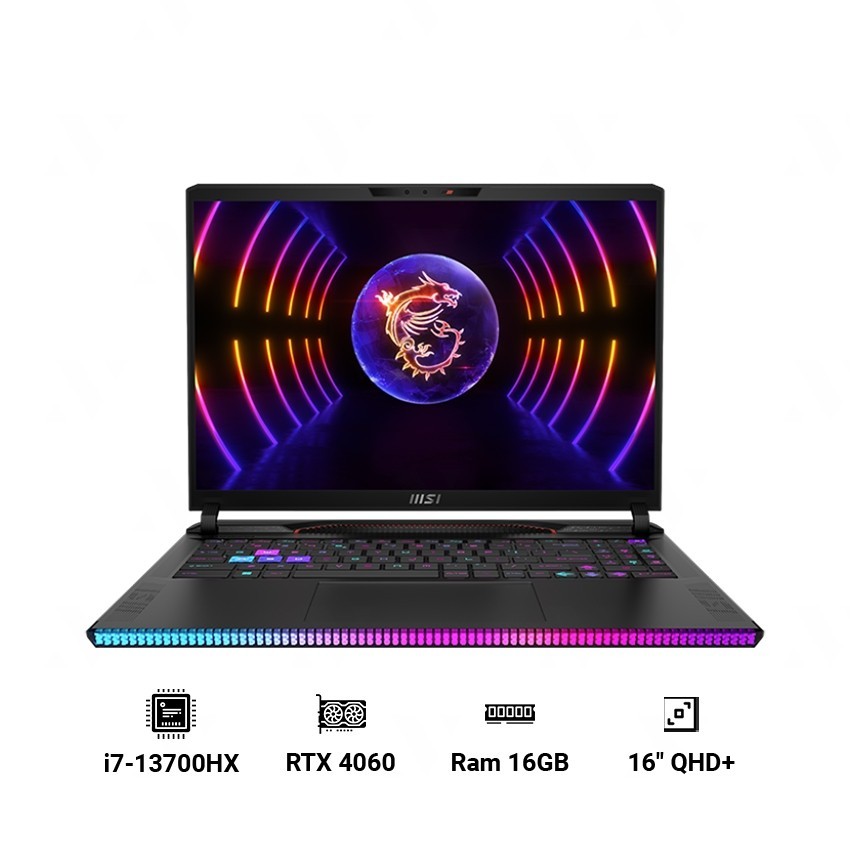 Laptop Gaming MSI Raider GE68 HX 13VF-050VN (i7-13700HX | 16GB | 2TB SSD | RTX4060 8GB | 16″ QHD+ 24