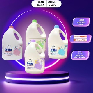   HÀNG NHẬP KHẨU  Nước giặt quần áo em bé Dnee 3000ml - Nước Giặt Xả Cho Bé Chính hãng Đại Thịnh !AA 