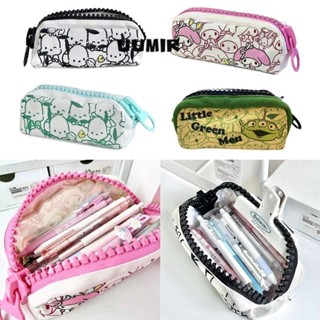 UUMIR Túi Đựng Bút, Alien / Melody / Pochacco Bút Chì Dung Tích Lớn, Đa Năng Sang Trọng KT Cat Dây Kéo Lớn Thiết Kế Hộp Bút Trường Văn Phòng