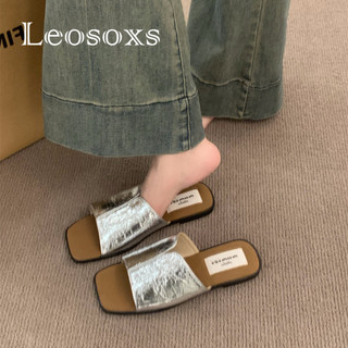 Leosoxs  dép sandal nữ dép bánh mì nữ dép bánh mì Chống Trượt Năng động Lịch lãm Thoải mái Đẳng cấp Siêu nhẹ Đàn hồi Phóng khoáng FDL2450KL4 20Z240512