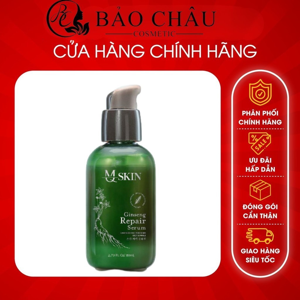 MQ SKIN Ginseng Repair Serum pet 80ml - Tinh chất giúp tái tạo da nhân sâm MQ SKIN