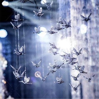 10 Chiếc Acrylic Trong Suốt Chim Ruồi Trang Trí Đám Cưới Trần Đám Cưới Phụ Kiện Trang Trí Đám Cưới Đạo Cụ