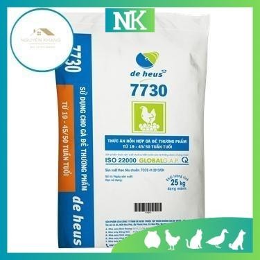 Túi 5 kg cám gà đẻ cao cấp 7730 Deheus ,  cho gà đẻ vịt đẻ sai kéo dài thời gian đẻ, trứng to lòng đ