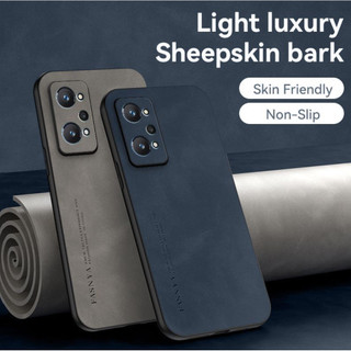 Ốp lưng Realme gt neo2 neo 3t 3 Q5pro RMX3372 RMX3371 RMX310 RMX3312 RMX3311 Vỏ chống rơi và hấp thụ sốc làm bằng da cừu chất lượng cao và vỏ cứng thân thiện với da