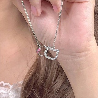 Vòng cổ mèo dễ thương Chuỗi xương đòn thời trang Đạo cụ ảnh sáng tạo Đồ dùng quà tặng