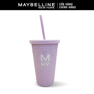  Ly Nước Gai Kèm Ống Hút Tím Lumi Matte Maybelline New York Cold Cup 450ML