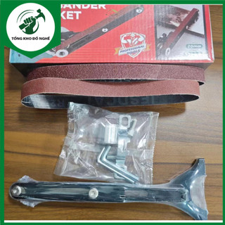 Bộ chuyển đổi máy mài góc thành máy chà nhám băng dây đai mài giáp dây mini cầm tay _TKDN