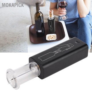 Mokapick 4 điện nút chai tự động đen mở nhanh không dây dụng cụ rượu vang cho kỷ niệm dc 5v