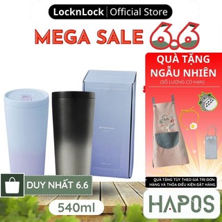 Ly giữ nhiệt 540ml LocknLock nắp trượt LHC4279 - Hàng chính hãng, đế silicone chống trượt - HAPOS OFFICIAL