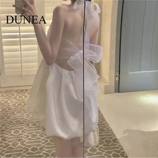 Đầm ren lưới thắt lưng DUNEA dành cho nữ