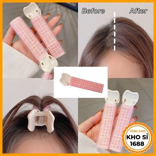 Kẹp tóc dạng lô cuốn làm phồng tóc thời trang nữ, kẹp tóc ống lô, kẹp cố định tóc mái, lô uốn tóc E1900