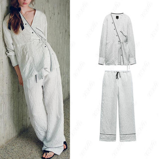  Quần sọc phong cách3152406 Áo sơ mi Kimono2010782