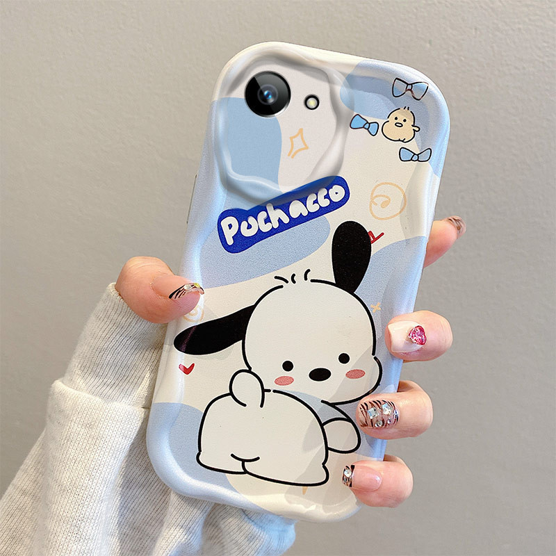 Dành Cho ốp lưng Realme Narzo 50i Prime Vỏ Sóng Nước Sang Trọng Silicon Chống Sốc RMX3506 Vỏ Điện Th