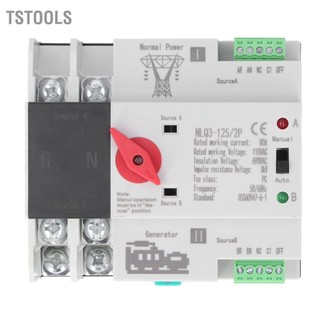 TSTOOLS Công tắc chuyển nguồn tự động kép 80A mạch mili giây Máy phát điện đổi AC110V