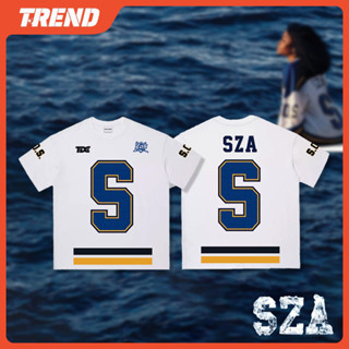 Sza SOS Tour Top Dawg Giải Trí Áo Thun Cotton Nam Nữ Plus Size Vintage Thời Trang In Hình Đường Phố Tay Ngắn Top Mùa Hè Sinh Viên Áo Sơ Mi Thường Ngày Tee