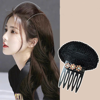 Phong Cách Mới Kim Cương Giả Hoa Tăng Chiều Cao Đầu Miếng Lót Tóc Dụng Cụ Tiện Dụng Đầu Lông Tơ Tóc Gãy Tidy-up Vô Hình Nổ Tóc Kẹp Đầu