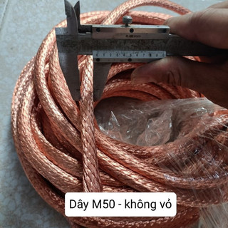  Dây đồng trần bện M50 M70 M95 M120 chế máy hàn cell pin  có lựa chọn kèm co nhiệt  