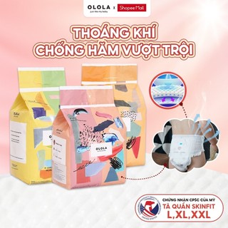  COMBO 2 Tã Bỉm Quần OLOLA Mỏng Nhẹ Khô Thoáng Thấm Hút Nhanh Skin Fit Đủ Size L26 XL22 XXL18 Hàn Quốc Cho Bé 