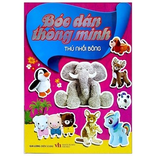 Sách - bóc dán thông minh - thú nhồi bông