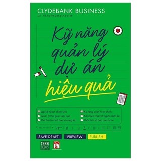 Sách - kỹ năng quản lý dự án hiệu quả