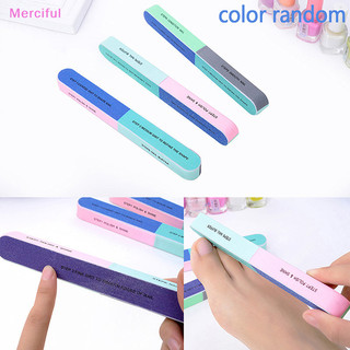 Buff chuyên nghiệp nhiều màu sắc cho móng tay đánh bóng sáu mặt móng tay chà nhám móng tay làm móng tay làm móng tay dụng cụ làm móng tay vn