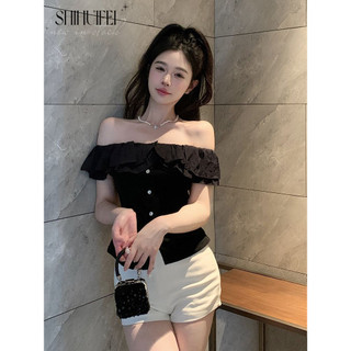 SHIHUIFEI áo sơ mi nữ áo kiểu hàn quốc Thoải mái rực rỡ sang trọng may đo WCS2460XJY 26Z240628