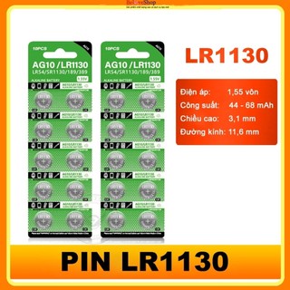 Pin cúc áo vỉ 10 viên