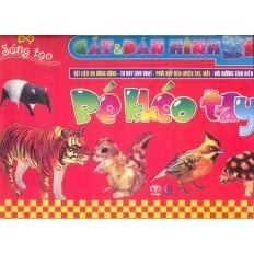 Sách cắt dán hình 3d - bé khéo tay - bộ sáng tạo