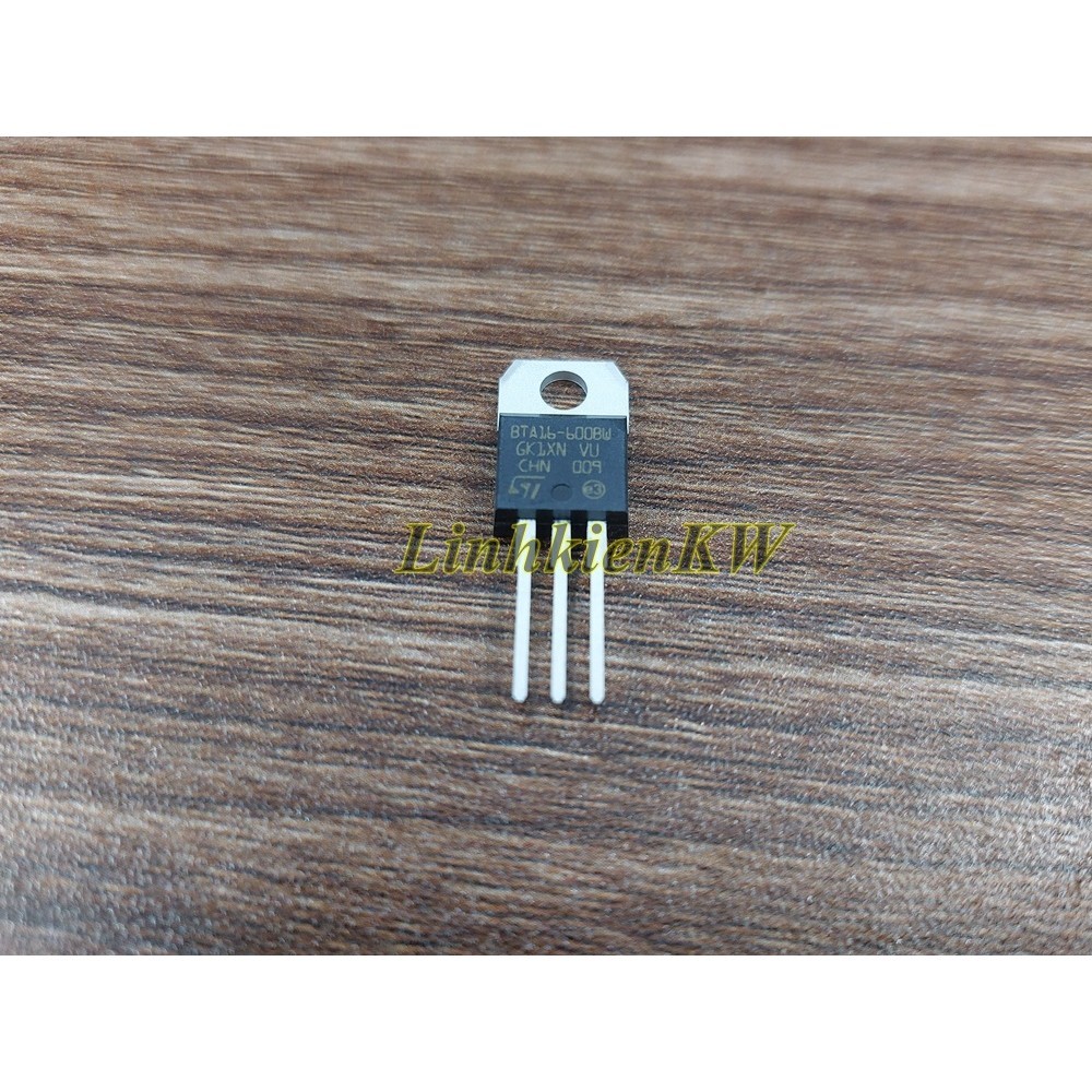 Triac BTA16-600BWRG BTA16-600 BTA16 TO-220 16A 600V mới chính hãng