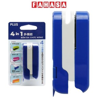 Bấm Kim Đa Chức Năng 4 Trong 1 - Plus 210-V011 - Màu Xanh Dương
