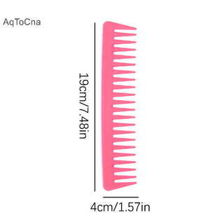 Aqtocna 22 răng rộng lược răng nhựa pro salon cắt tóc tạo kiểu tóc lược tóc detangler xoăn dụng cụ chăm sóc tóc hgvn