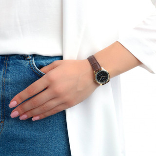 Đồng hồ nữ dây da Casio Anh Khuê LTP-V005GL-1B2UDF