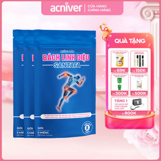 Cao dán giảm đau vai gáy, xương khớp thảo dược Bách Linh Diệu Santafa giảm đau nhanh, không gây kich ứng da
