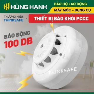 Thiết bị báo khói, cảm biến báo khói độc lập, Dùng pin không cần đấu dây, Cảnh báo báo động khói trong phòng cháy